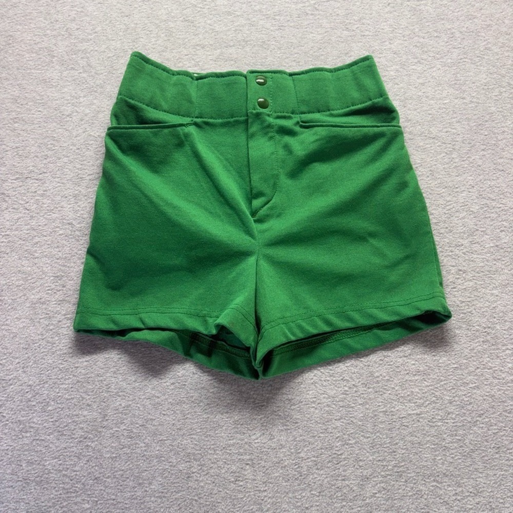 Vintage Russell Athletic Coach Shorts Mens Medium Green Retro Activewear